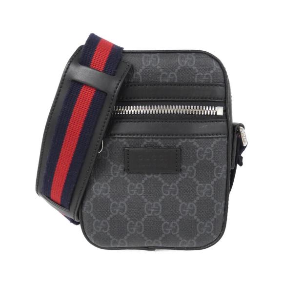 Gucci Web Black Canvas shoulder - Picture 1 of 10